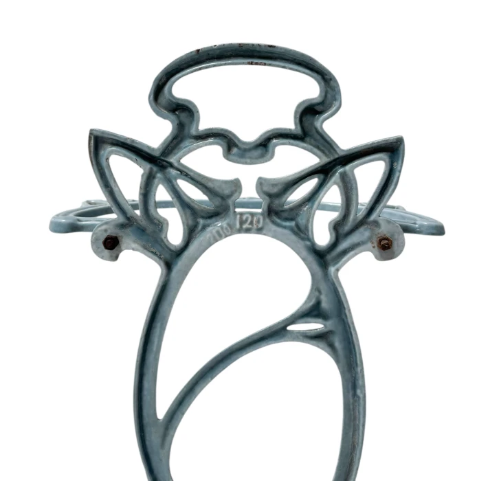 Art Nouveau Enameled Iron Umbrella Stand, 1900s